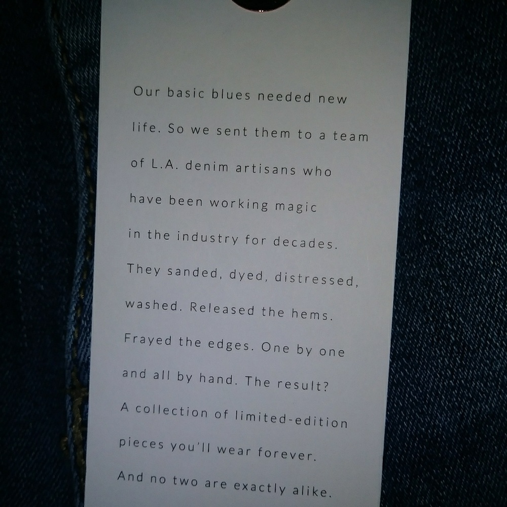 Lane Bryant Re/Made In L.A Straight Crop Jean - Picture 8 of 8